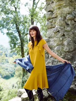 Выкройка: Платье расклешенного силуэта