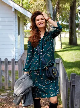 Выкройка: Платье расклешенного силуэта