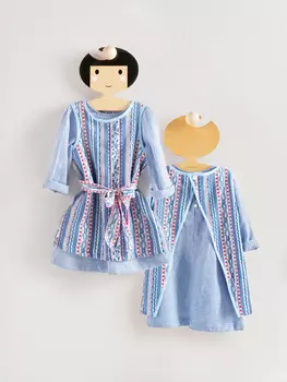 Выкройка: Платье расклешенного силуэта