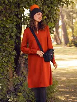 Выкройка: Платье расклешенного силуэта