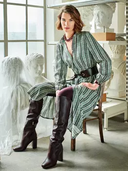 Выкройка: Платье рубашечного кроя