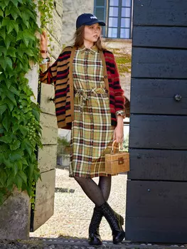 Выкройка: Платье рубашечного кроя