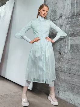 Выкройка: Платье рубашечного кроя