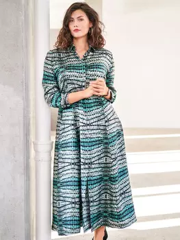 Выкройка: Платье рубашечного кроя