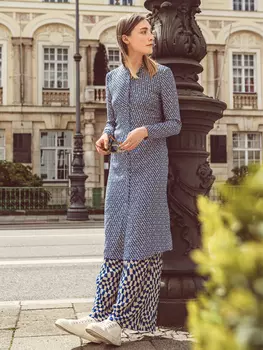 Выкройка: Платье рубашечного кроя