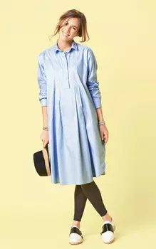 Выкройка: Платье рубашечного покроя