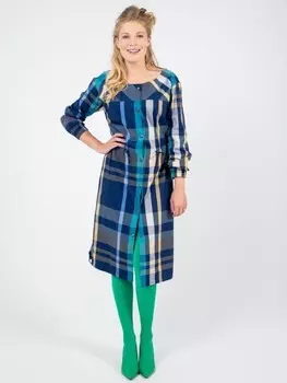 Выкройка: Платье-рубашка с кулиской на талии