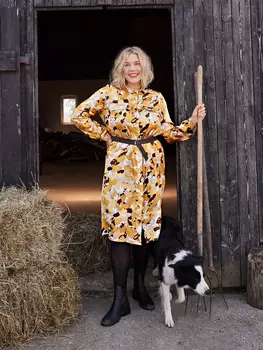 Выкройка: Платье-рубашка с супатной застёжкой