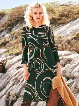 Выкройка: Платье с эффектом запаха