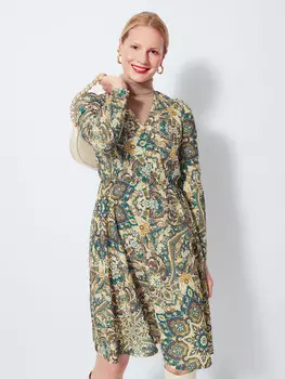 Выкройка: Платье с эффектом запаха