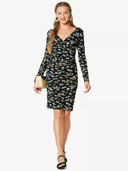 Выкройка: Платье с эффектом запаха