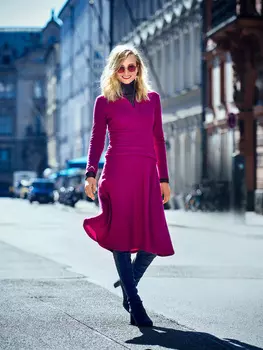 Выкройка: Платье с эффектом запаха