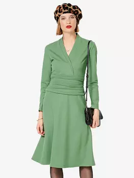 Выкройка: Платье с эффектом запаха