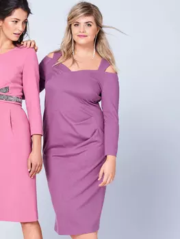 Выкройка: Платье с эффектом запаха на лифе