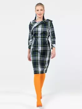 Выкройка: Платье с асимметричным воротником