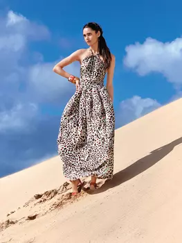 Выкройка: Платье с бретелью-петлей