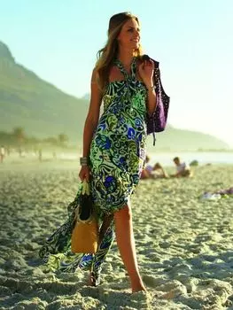 Выкройка: Платье с бретелью-петлей