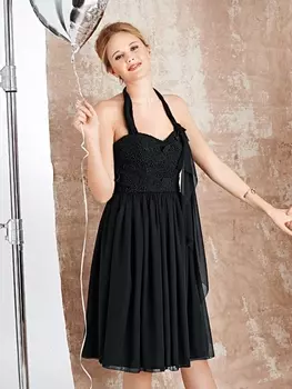 Выкройка: Платье с бретелью-петлей