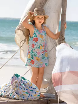 Выкройка: Платье с бретелями-завязками