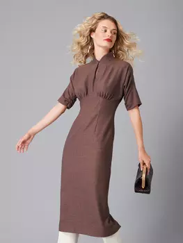 Выкройка: Платье с цельнокроеными рукавами