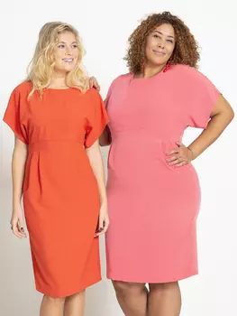 Выкройка: Платье с цельнокроеными рукавами