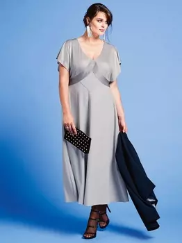 Выкройка: Платье с цельнокроеными рукавами