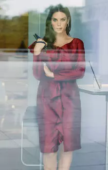 Выкройка: Платье с цельнокроеными рукавами