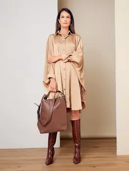 Выкройка: Платье с цельнокроеными рукавами