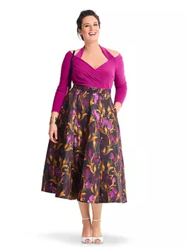 Выкройка: Платье с декольте