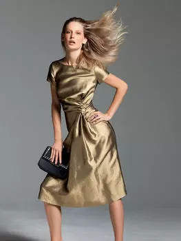 Выкройка: Платье с драпировкой