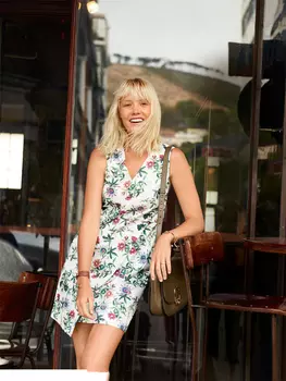 Выкройка: Платье с фальшзапахом