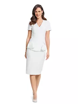 Выкройка: Платье с фигурной баской