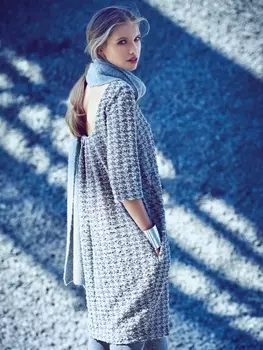 Выкройка: Платье с глубоким декольте