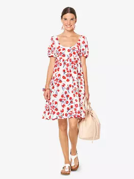 Выкройка: Платье с глубоким вырезом