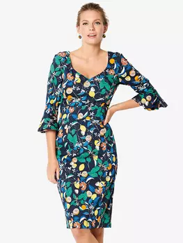 Выкройка: Платье с глубоким вырезом