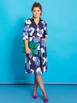 Выкройка: Платье с имитацией запаха