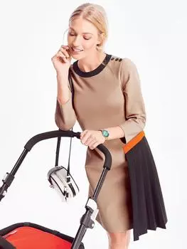 Выкройка: Платье с круглым вырезом горловины