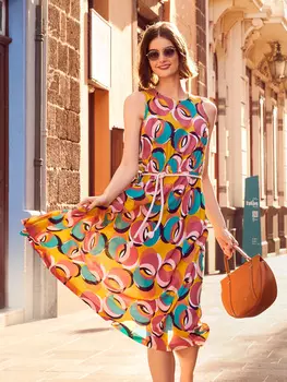 Выкройка: Платье с летящей юбкой