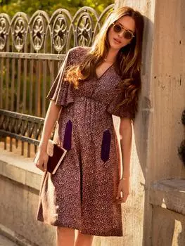 Выкройка: Платье с макси-«крылышками»