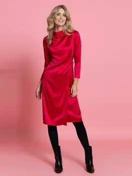 Выкройка: Платье с накладной деталью переда