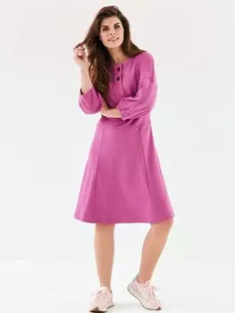 Выкройка: Платье с объемными рукавами 3/4