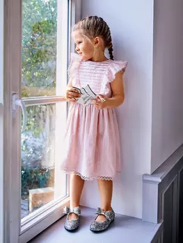 Выкройка: Платье с оборками