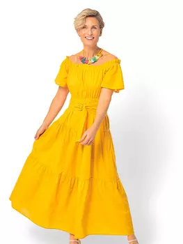 Выкройка: Платье с оборками