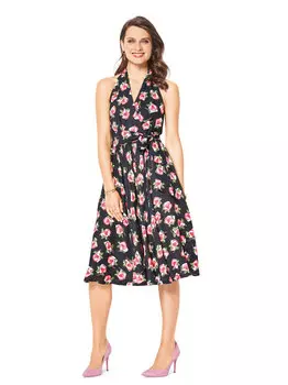 Выкройка: Платье с открытой спиной