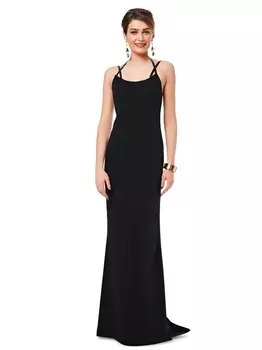 Выкройка: Платье с открытой спиной