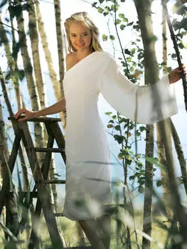 Выкройка: Платье с открытым плечом