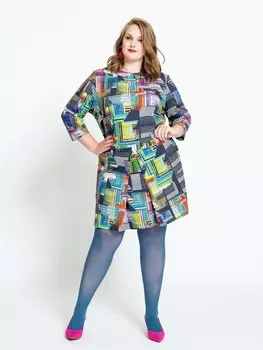 Выкройка: Платье с отложным воротником