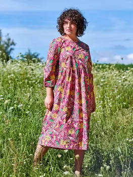 Выкройка: Платье с отрезной юбкой