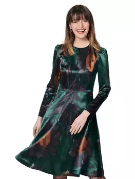 Выкройка: Платье с отрезной юбкой