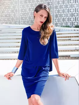 Выкройка: Платье с отрезной юбкой